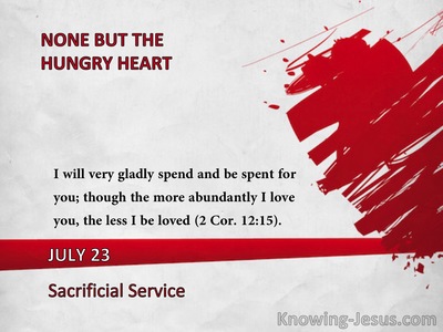 Sacrificial Service